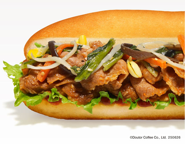 ドトール 夏メニュー第1弾 -「期間限定ミラノサンド 牛カルビ」今年も登場