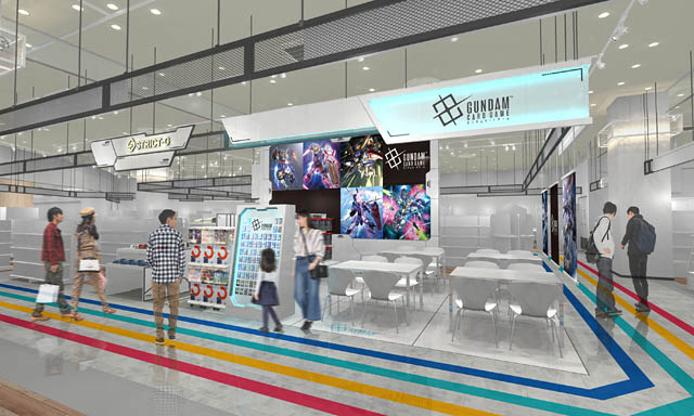 ガンダム商品を取り扱うオフィシャルショップ「バンダイナムコ Cross Store 博多」にオープン