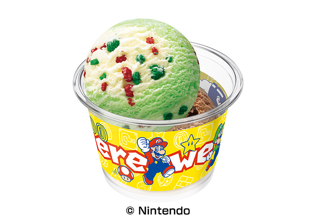 B-R サーティワン×スーパーマリオ - 新アイテム登場 ＆ ダブルカップキャンペーン開幕
