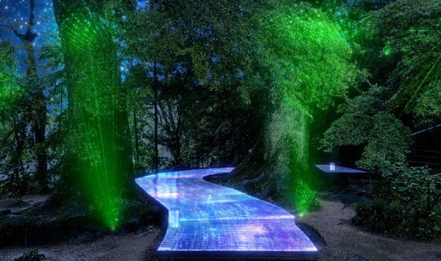 プロジェクションマッピングと竹あかりのライトアップ「竈門神社 七夕祭り」~祈りのともしび~開催決定