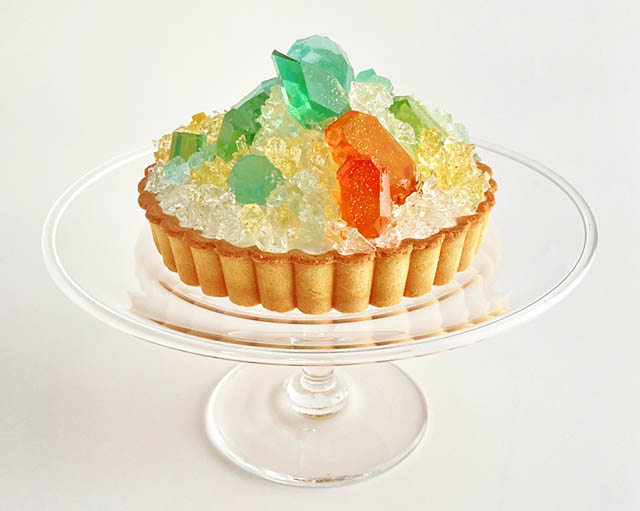 福岡市のハラペコラボ - 食べられる誕生石！8月の誕生石ペリドットをイメージしたアイスタルトを20台の限定販売へ