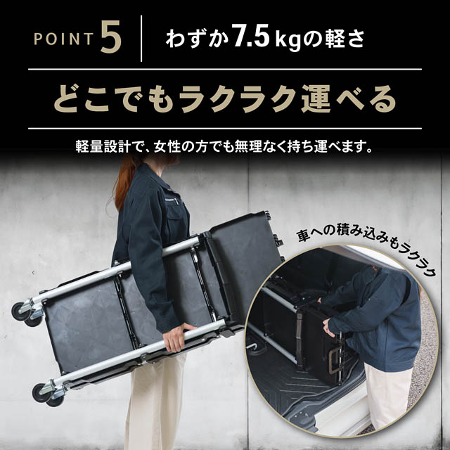 大野城市 Fun Standard - 重い荷物もラクラク運搬、組み立て不要の「クラフトワゴン」発売