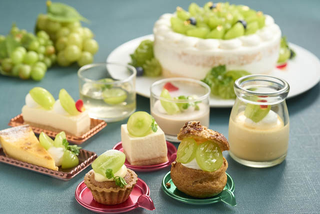 リーガロイヤルホテル小倉 - ホテル初開催！まるで宝石のようなスイーツに心躍る「Autumn Jewel ～シャインマスカットフェア～ 」
