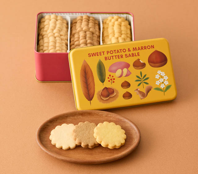 Afternoon Tea - スコーン着想の新作焼き菓子「スコーンケーキ」やクッキー缶入り「芋栗バターサブレ」など、秋の紅茶＆お菓子を発売へ