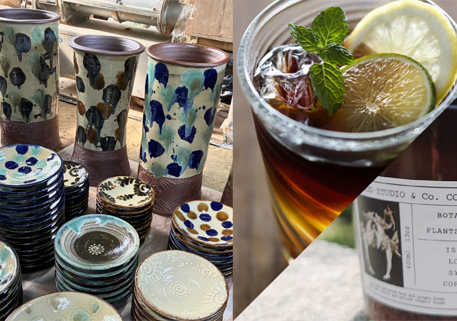 沖縄の今を表現する人気作家のうつわ（やちむんと琉球ガラス）やグロサリーが薬院へ集結