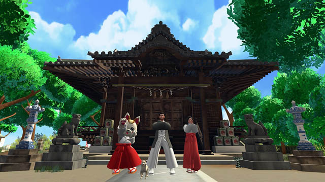 福岡県八女市 -「福島八幡宮」メタバース空間に神社を開設