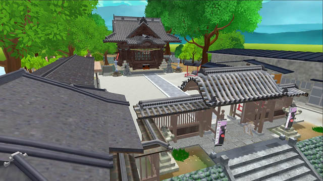 福岡県八女市 -「福島八幡宮」メタバース空間に神社を開設