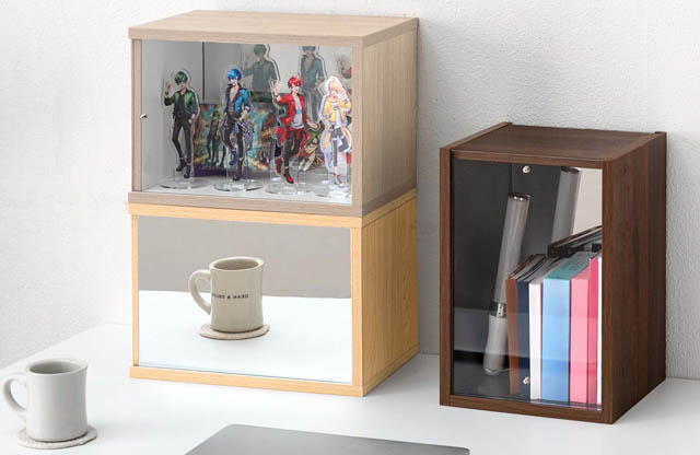 推しを”魅せる”も”隠す”も自由にカスタマイズ – 省スペースで楽しむ新発想のコレクションケースが登場