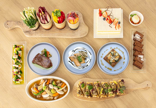 オリエンタルホテル福岡 博多ステーション「LINK SQUARE LUNCH BUFFET」内容を一新 - 九州産黒毛和牛の岩塩炙りなど