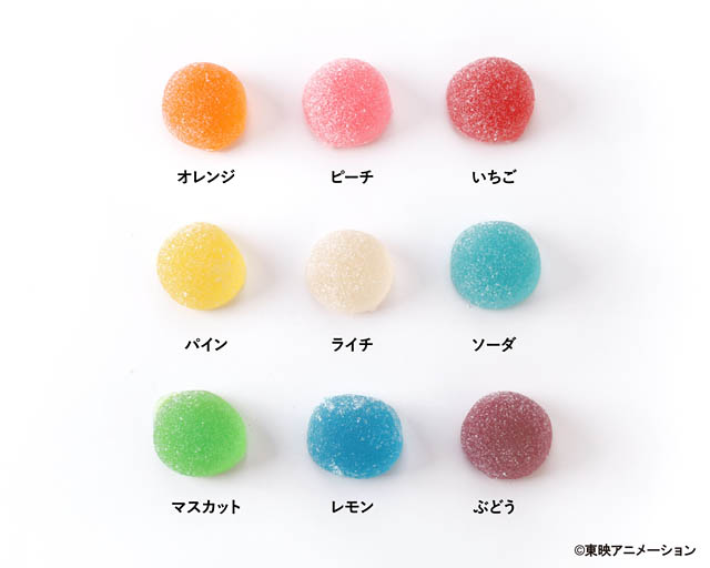 パパブブレ福岡店「おジャ魔女どれみ」をモチーフにしたキャンディやグミが登場