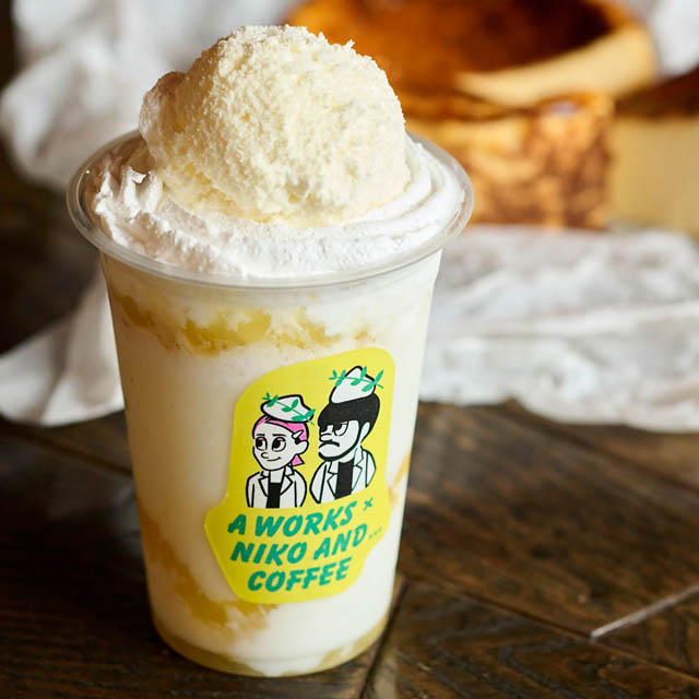 niko and ... COFFEE × チーズケーキ専門店 A WORKS、初のコラボレーションドリンク発売へ