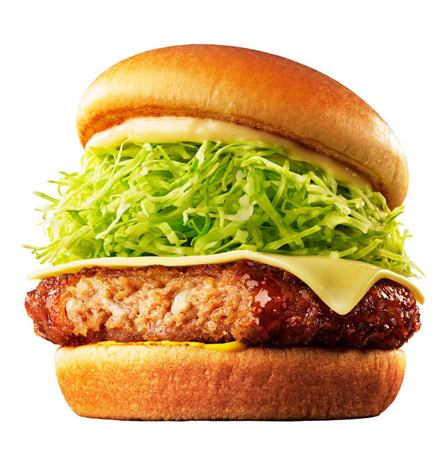 秋のモスは2つの“月見”- 新作「メンチカツチーズバーガー」発売へ