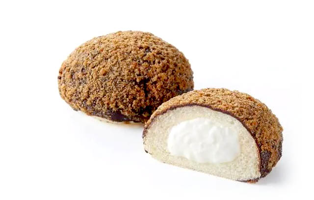 竹下製菓×清水屋食品「竹下のブラックモンブラン生クリームパン」全国にて新発売へ