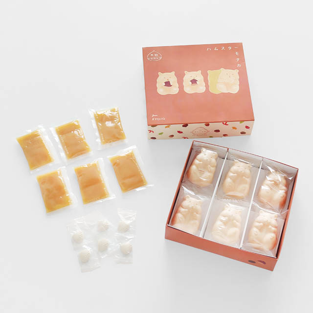 秋限定！キュートな和菓子「ハムスターモナカ」栗餡バージョン - 今シーズンも発売決定