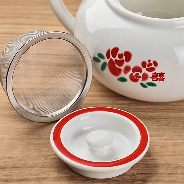 かわいいパンダのイラスト - カルディコーヒーファーム「飲茶ポット＆カップセット」登場