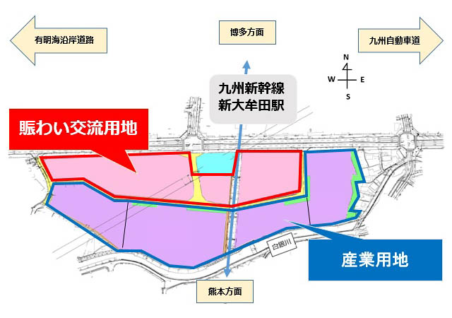 新大牟田駅産業団地賑わい交流用地開発事業の提案者募集 - 今冬より提案受付スタート
