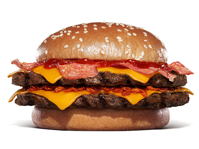 バーガーキングから炎を纏った4枚肉「インフェルノ ザ・ワンパウンダー」新発売