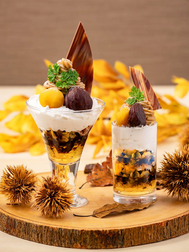 福岡サンパレス - 毎年大好評！こだわりパフェを好きなだけ「Autumn loves Parfait ～秋のパフェ食べ放題～」開催