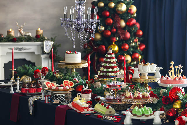 ヒルトン福岡シーホーク - 不思議の国のアリスに着想を得たクリスマススイーツビュッフェ「アリスのクリスマス晩餐会」開催決定