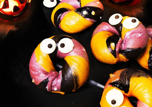BAGEL & BAGEL - かぼちゃや安納芋を使用したベーグルやマフィンに加え、表情豊かなハロウィン限定ベーグル期間限定登場