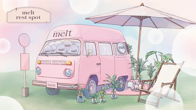 花王 - 都市や生活の中心に休息体験を届けるプロジェクト「melt rest spot」東京・大阪・福岡で開催へ