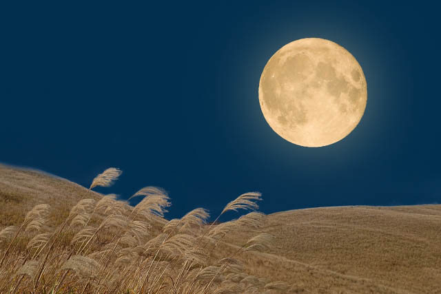 10月7日の夜、今年最初のスーパームーン出現　秋の夜空を照らす満月を見よう