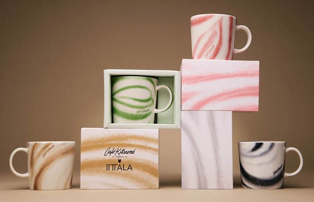 ワンビル Café Kitsuné Fukuoka、IITTALA コラボレーションマグカップ発売へ