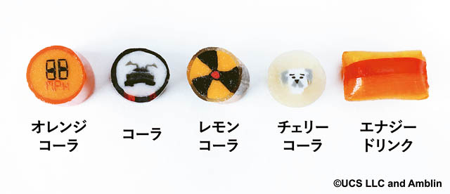 天神のパパブブレ福岡店 - 映画公開40周年記念「バック・トゥ・ザ・フューチャーの日」キャンディやグミが登場