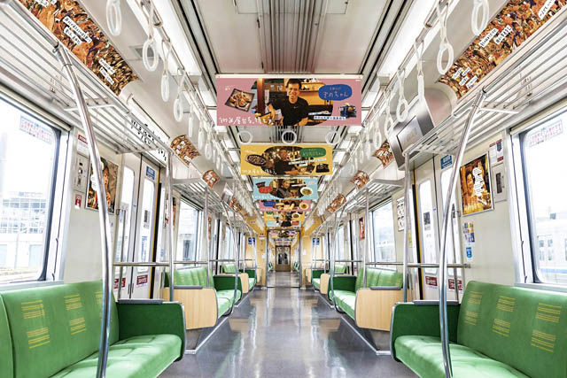 福岡市市営地下鉄 - 車両を屋台一色に染めた「屋台列車」運行開始へ
