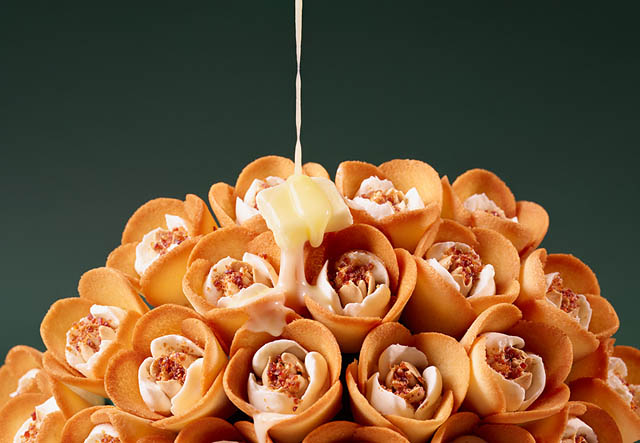 累計5000万個販売 花のような 生食感ショコラスイーツ「TOKYOチューリップローズ」天神に期間限定出店