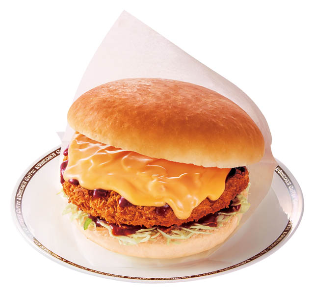 コメダ珈琲店 - 肉の旨み・重み・限界突破！新商品「ドデカメンチバーガー」販売開始