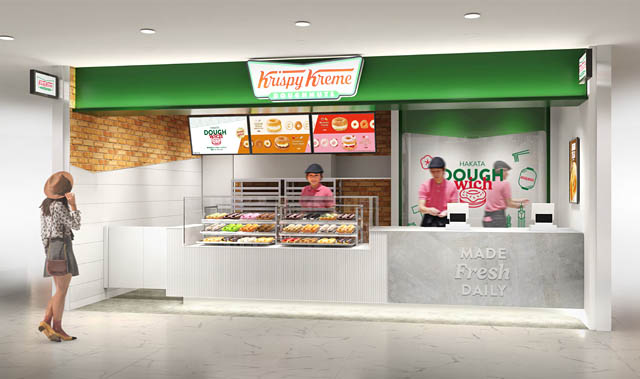 クリスピー・クリーム・ドーナツ - 福岡3店舗目「アミュプラザ博多店」オープン日が正式決定