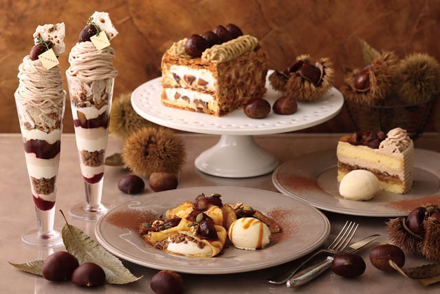 キハチ カフェ - モンブランケーキを7層仕立てのパフェにした新作 スペシャル モンブランパフェなど、個性豊かな栗スイーツが揃う「マロンスイーツフェア」開幕