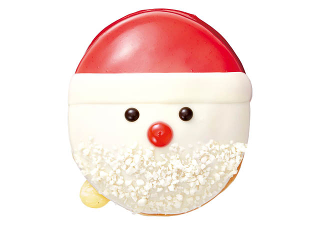 2つのドーナツを並べると全身サンタが完成 - クリスピー・クリーム・ドーナツ「Ho Ho Holiday!」季節限定発売