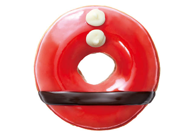 2つのドーナツを並べると全身サンタが完成 - クリスピー・クリーム・ドーナツ「Ho Ho Holiday!」季節限定発売