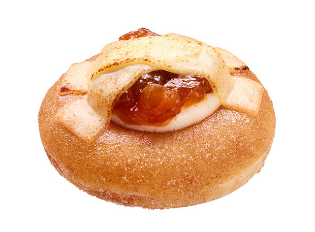 クリスピー・クリーム・ドーナツ 全国7店舗限定 - 九州はキャナル店「シナモンアップルパイ with モントレージャックチーズ」期間限定登場