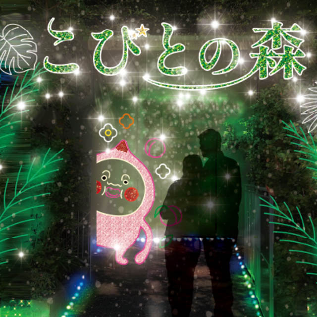 こびとづかん 初のイルミネーション開催 - アクロス福岡が光る「こびとの森」に変身