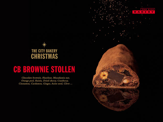 THE CITY BAKERY「CBブラウニーシュトーレン」予約受付開始