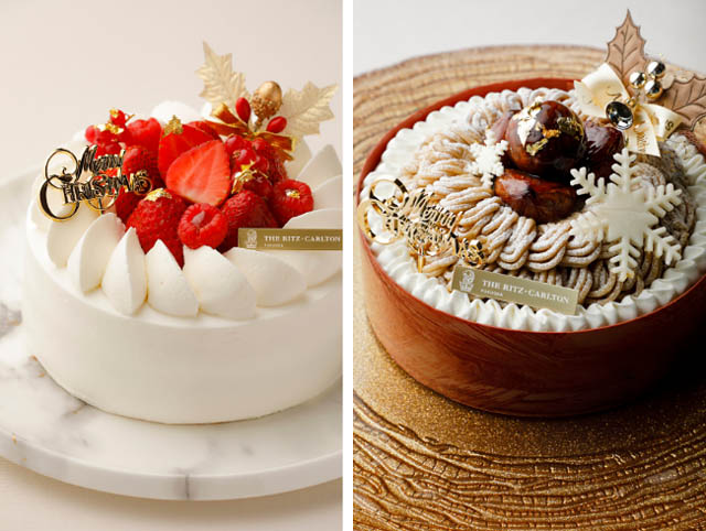 ザ・リッツ・カールトン福岡 - 福岡県産あまおう、熊本県産の和栗、2種類の特製「クリスマスケーキ」予約受付開始