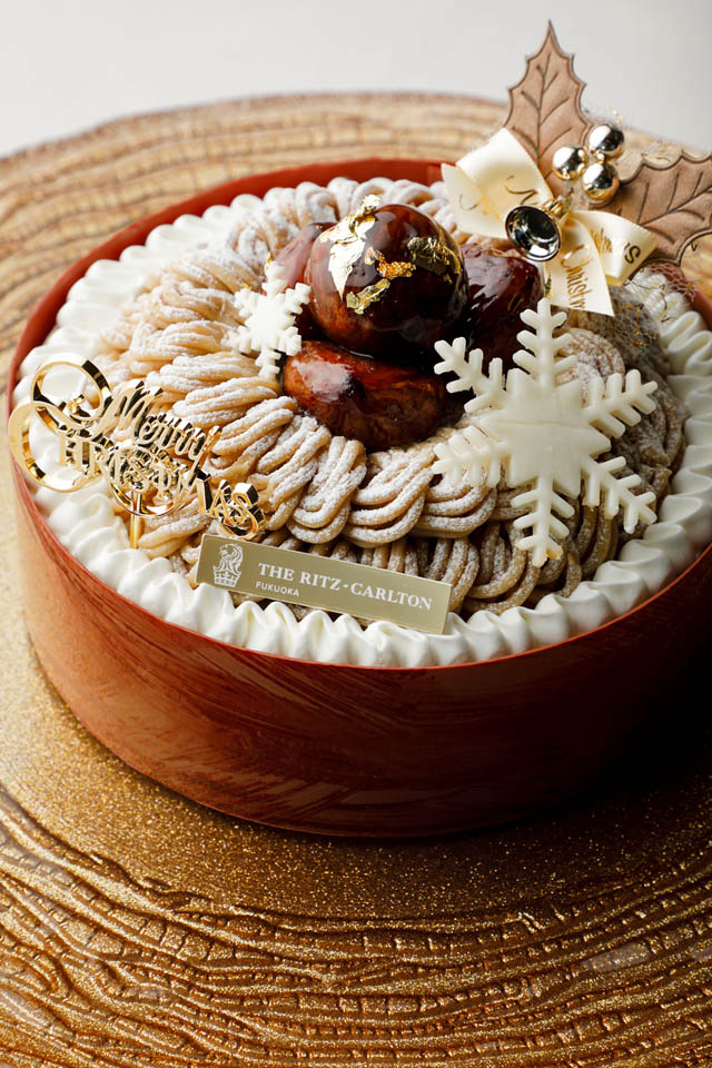 ザ・リッツ・カールトン福岡 - 福岡県産あまおう、熊本県産の和栗、2種類の特製「クリスマスケーキ」予約受付開始