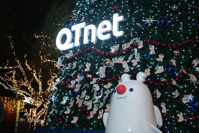クリスマスアドベント天神中央公園会場「QTnet presents 光のフォレスト」スタート