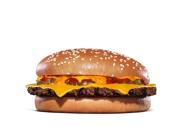 バーガーキング - にんにくの旨味がガツンとくる特製ガーリックソースと直火焼きビーフがクセになる「にんにく・ガーリックバーガー」復活