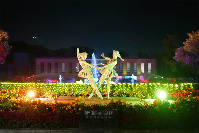 久留米市 - 石橋文化センター ウインターイルミネーション「光のミュージアム」