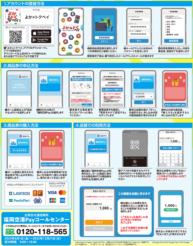 福岡空港プレミアム電子商品券「福岡空港Pay」販売中 - 上限が5万円→10万円までに！