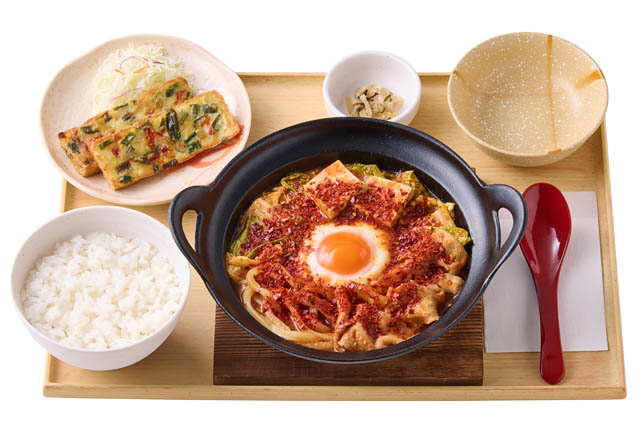 やよい軒 NABE FAIR　第2弾 ハマる辛旨！「チゲ定食」「辛旨チゲ定食」発売