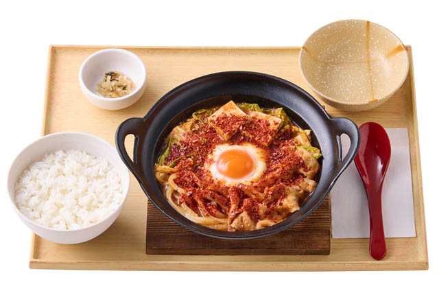 やよい軒 NABE FAIR　第2弾 ハマる辛旨！「チゲ定食」「辛旨チゲ定食」発売