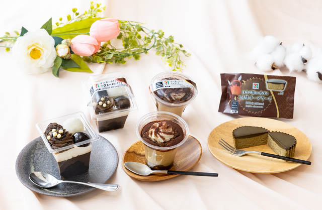 セブンから大人のリッチなほうじ茶スイーツ3種、販売スタート