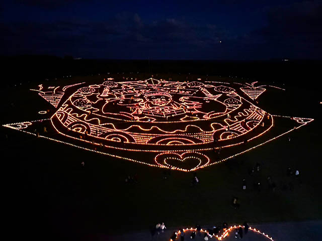 国営海の中道海浜公園 - 西日本最大級！1万本のキャンドルが描く光の地上絵「うみなかキャンドルナイト2025」過去最長となる6日間開催へ