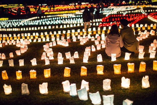 国営海の中道海浜公園 - 西日本最大級！1万本のキャンドルが描く光の地上絵「うみなかキャンドルナイト2025」過去最長となる6日間開催へ