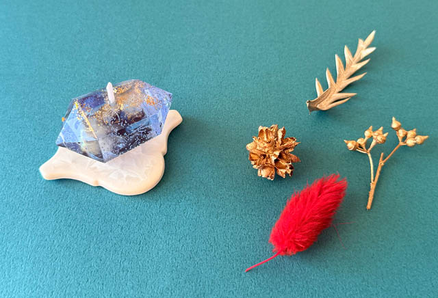 福岡市のハラペコラボ - 灯りを楽しむ鉱物キャンドル入り商品や宝石タルト「クリスマスギフト2025」登場